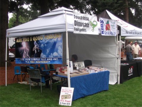Our Crawfish Festival Booth