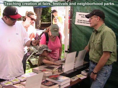Creation Booth At Crawfish Festival